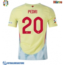 Fotballdrakt Herre Spania Pedri Gonzalez #20 Bortedrakt EM 2024 Kortermet